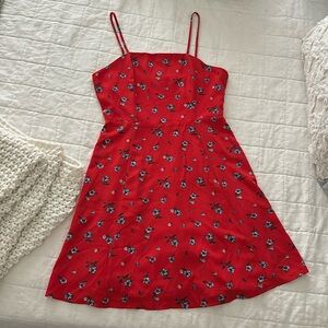 Altar’d State Red Floral Sundress